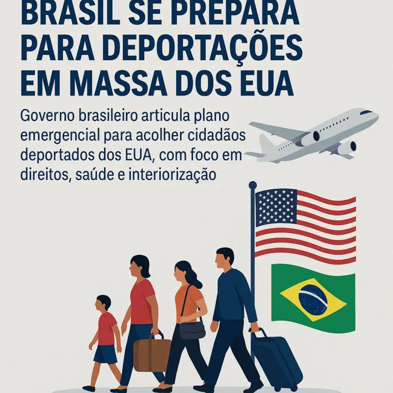 Brasil se prepara para deportações em massa dos EUA