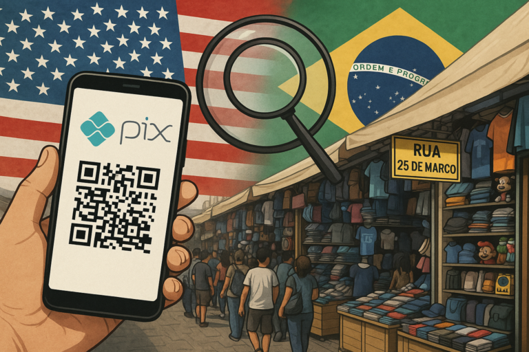 EUA investigam Pix e Rua 25 de Março