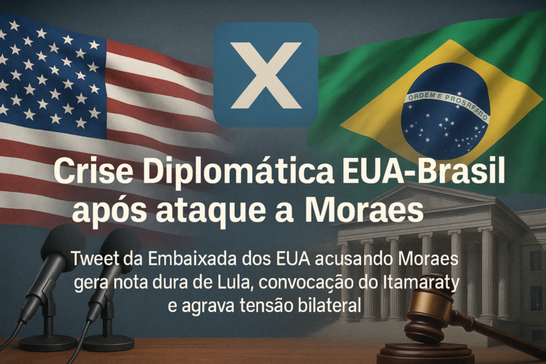 Crise Diplomática EUA-Brasil após ataque a Moraes