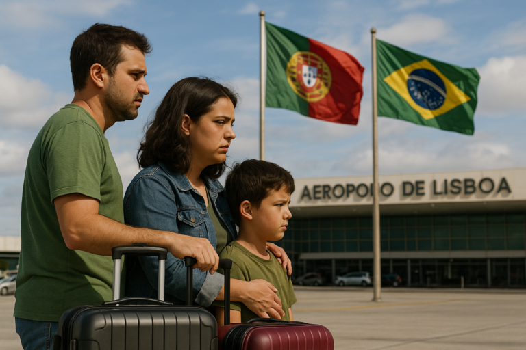 Brasileiros em Portugal sob risco de retorno