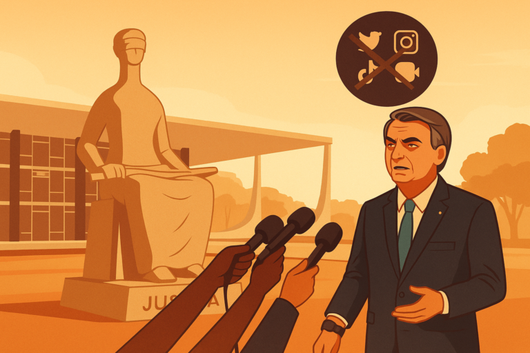 STF não prende Bolsonaro por descumprir veto digital